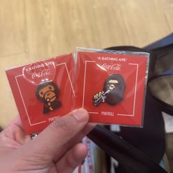 Bape/Baby Milo X Coca Cola Pin Set 