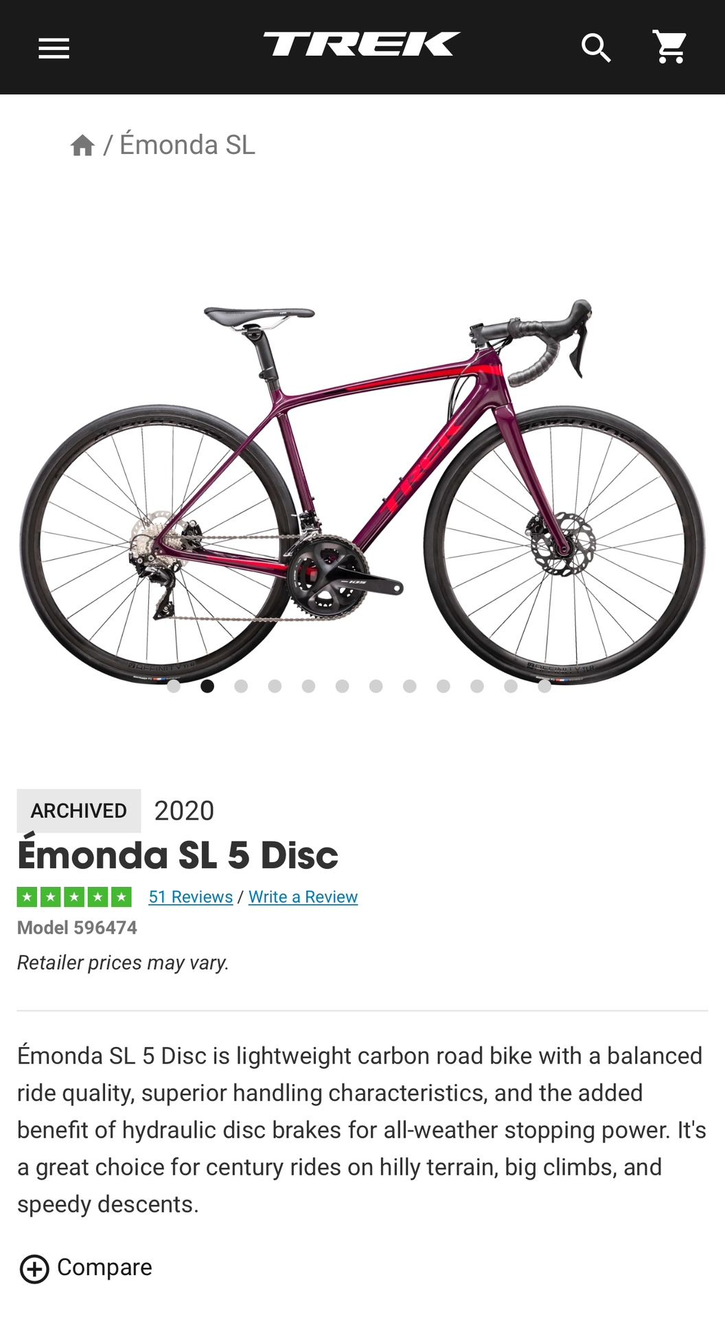 Trek Emonda SL5 - 50cm for Sale in Bell Gardens, CA - OfferUp