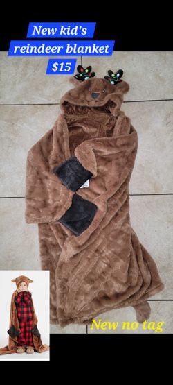 New Kids Reindeer Blanket 