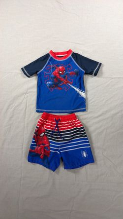 Marvel Spider-Man Swimsuit Set – Toddler Boys Size 3T