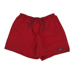 Patagonia Baggies Shorts Mens Large L Red 5" Inseam Lined Nylon Swim Trunks Y2K