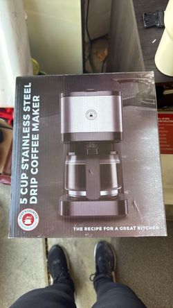 5 cup stainless steel drip coffee maker