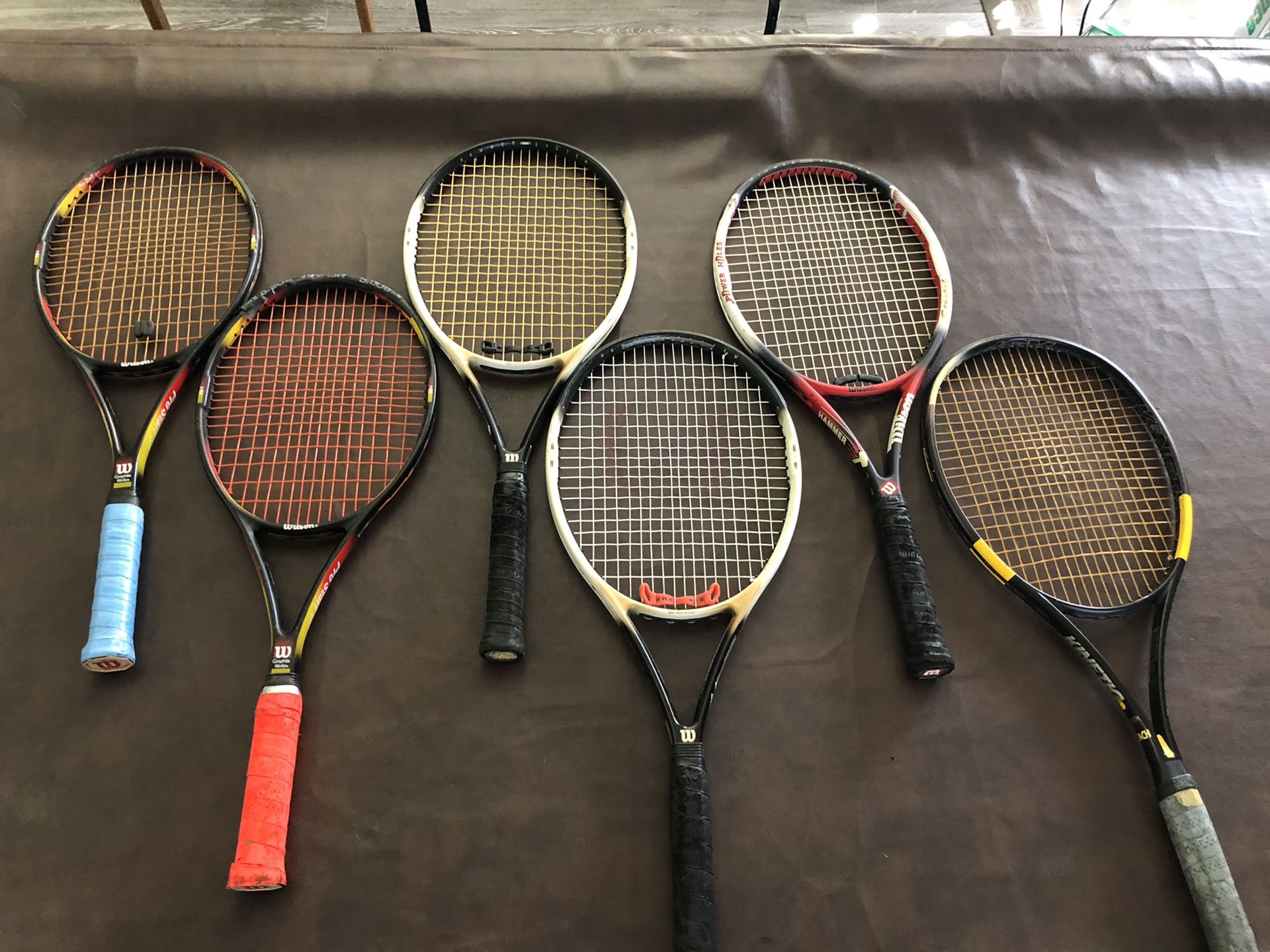 Racquets Rackets tennis $70 EACH OBO