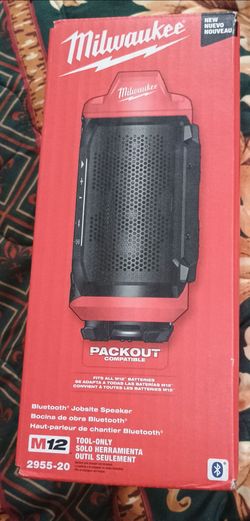 Mlwaukee Bluetooth speaker