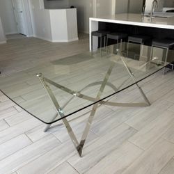 Modern Glass Dining Table