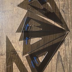 Pickett 30PT6-6 inch drawing triangles - (Set of 4)