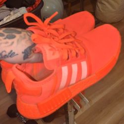 Adidas NMD R1 in Solar Red/Orange 