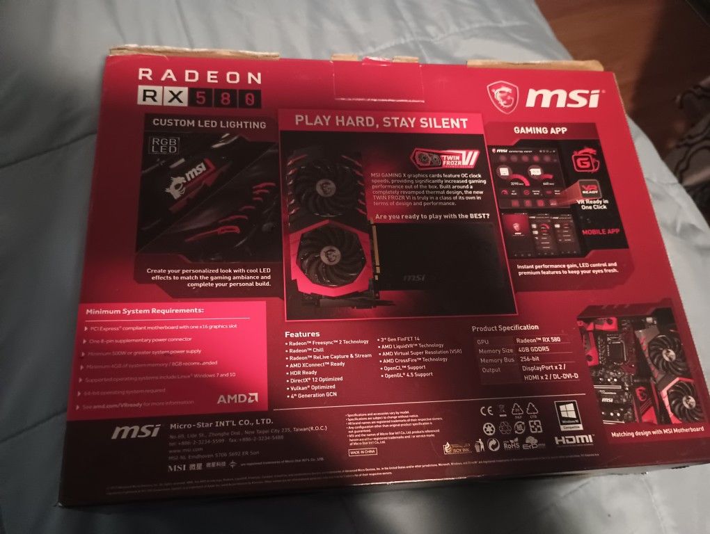 MSI Radeon RX 580 4G