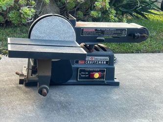 └➤➤➤Vintage Sears Craftsman | Belt & 6" Disc Sander | Model: 113.22643 -