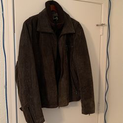 Scully Suede Leather Jacket Size XL