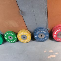 Mismatched Competition Bumper Plate Set