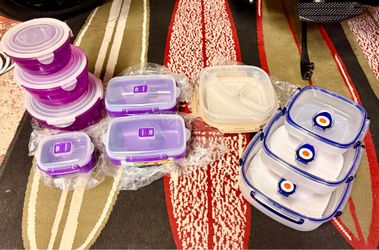 New Set of 10 Food Storage Containers