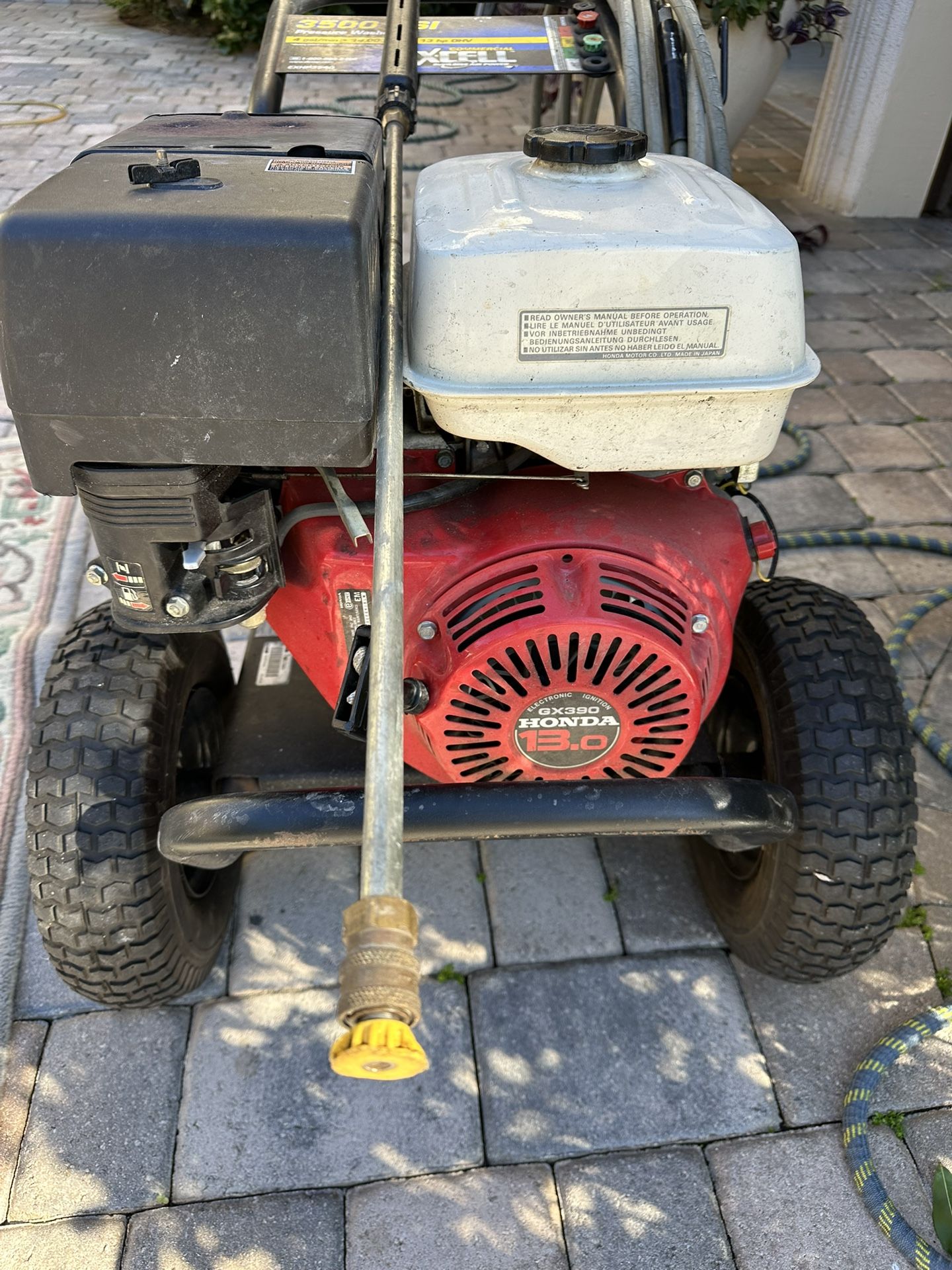 Excell Power Washer 3500 Honda