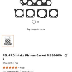 2015 Acura MDX Intake Plenum Gasket 