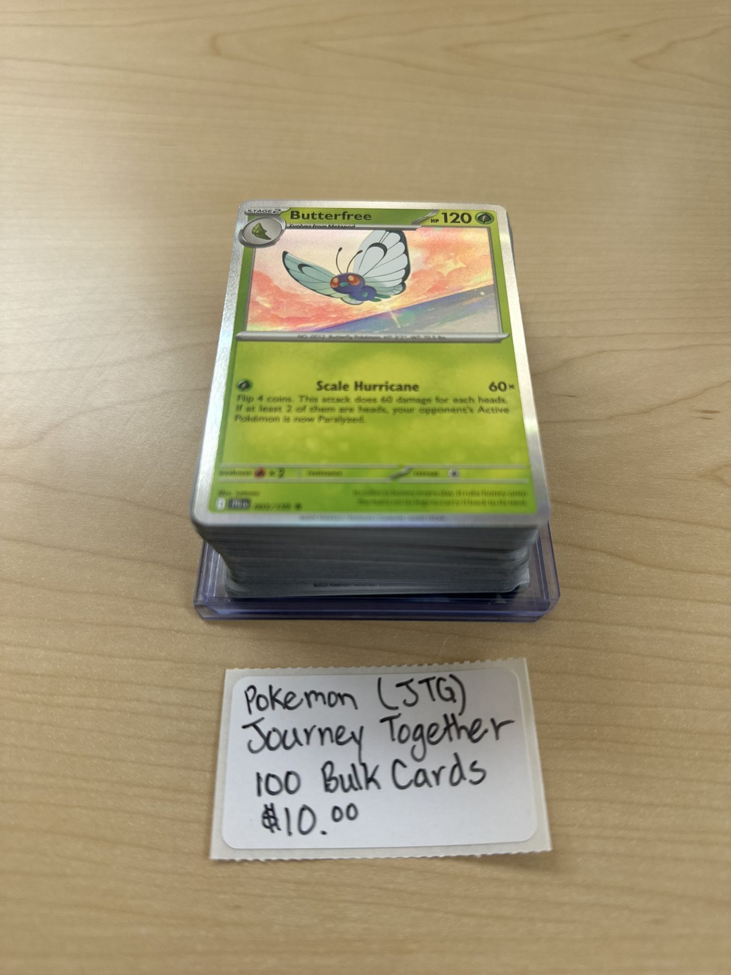 Pokemon Cards - 100 Journey Together Bulk