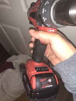 Milwaukee hammer drill.