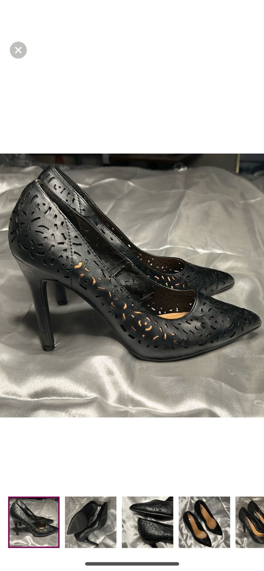 Report Black Heels Size 7