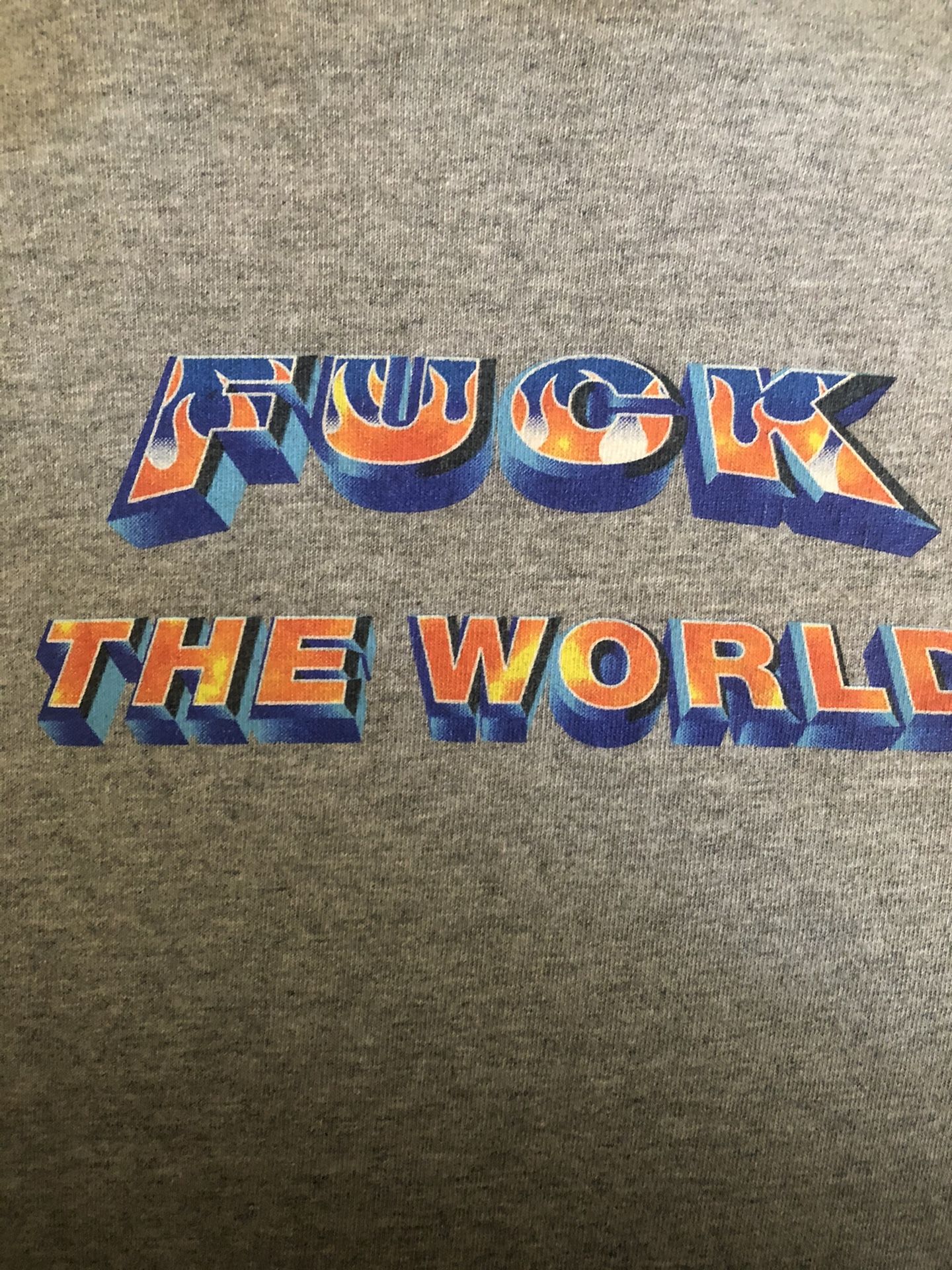 Supreme Fuck the world long sleeve