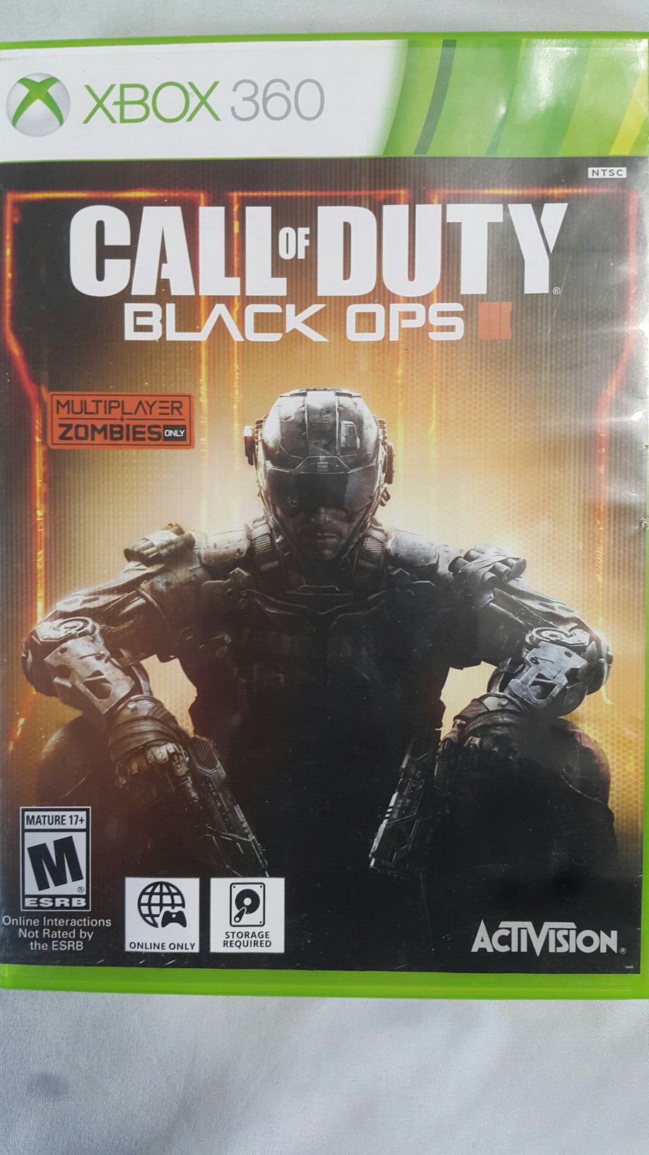 CALL OF DUTY BLACK OPS 3 FOR XBOX 360