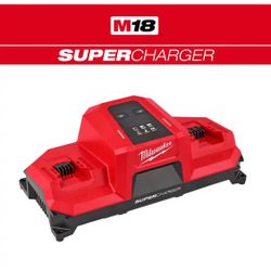 Milwaukee M18 18V Dual Bay Simultaneous Super Charger