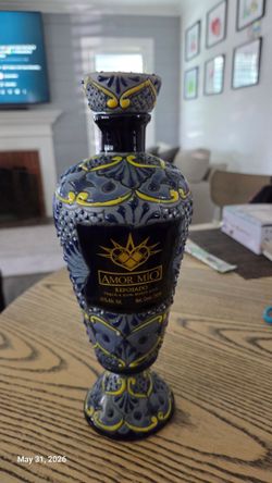 Tequila bottle Amor Mio Empty