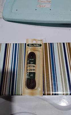 Thomas McAn brown shoelaces