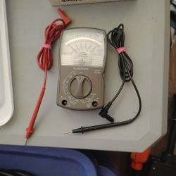 Vintage Radio Shack Multimeter  and Socket Testers
