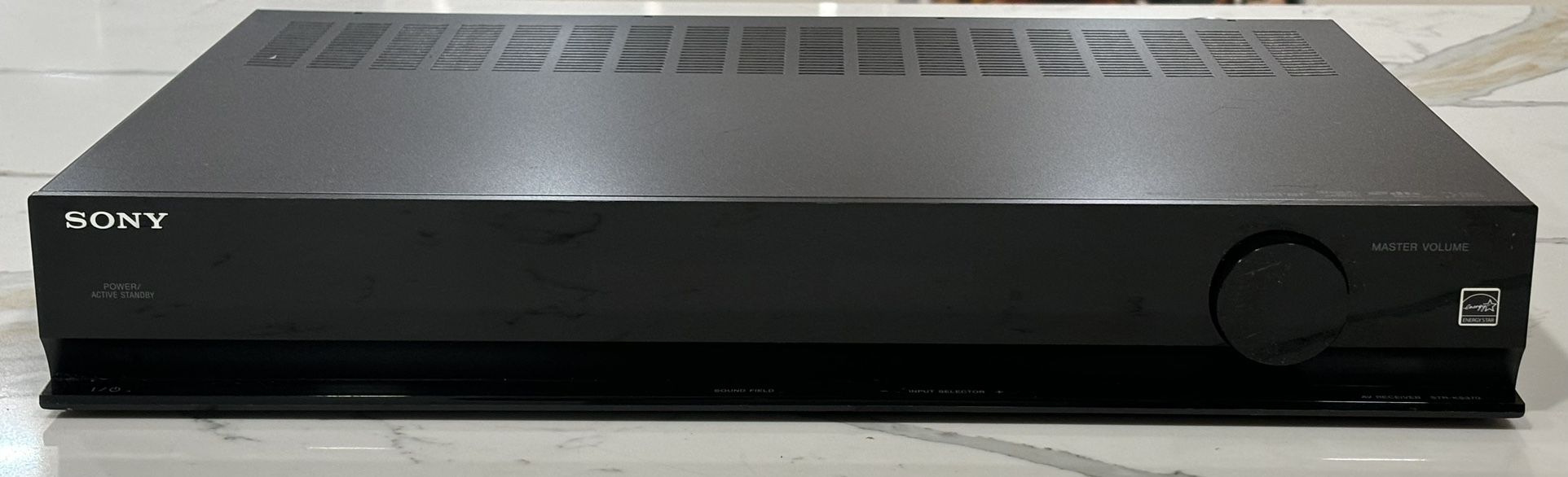 SONY STR-KS370 AV SURROUND RECEIVER SLEEK BLACK