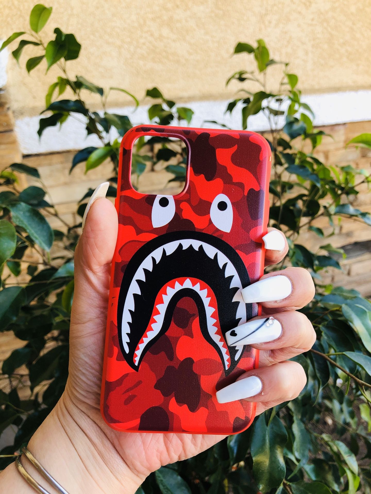 Brand new cool iphone 11 PRO case cover rubber red aape bape camo army shark mens guys hypebeast hypebae womens girls hype swag