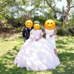 🎀 Pink Quinceañera Dress – Size 14