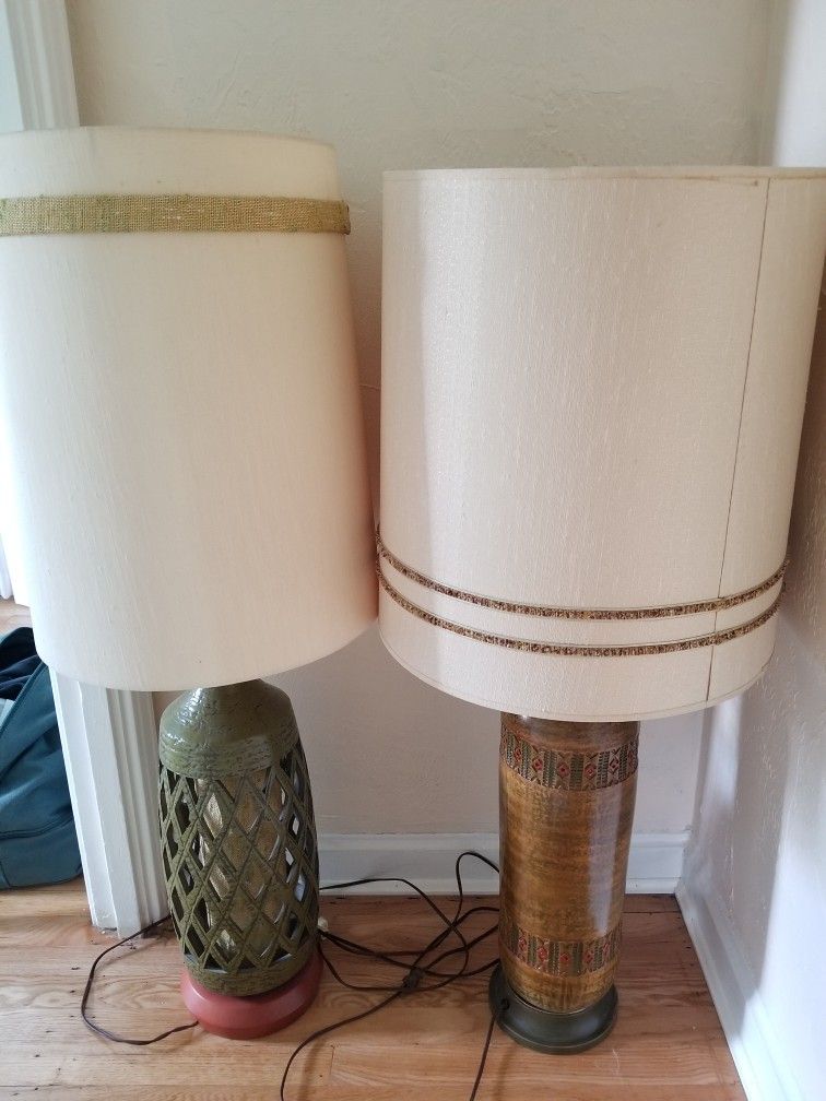 2 Danish MCM Table Lamps