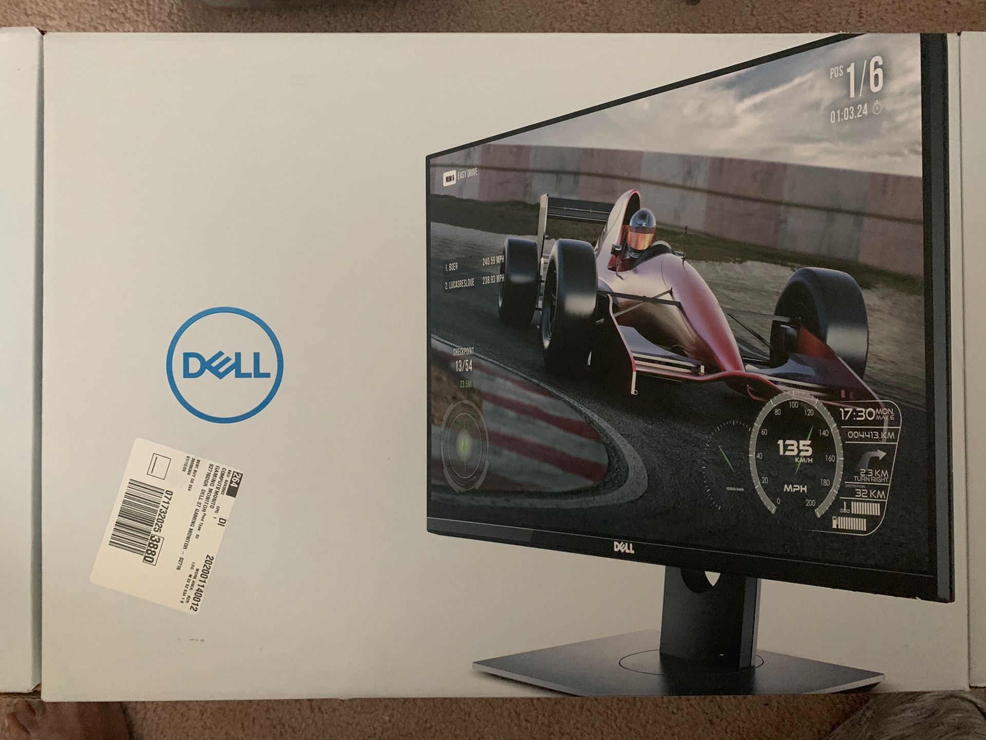 Dell S2716DGR GSync 1440p 144hz gaming monitor