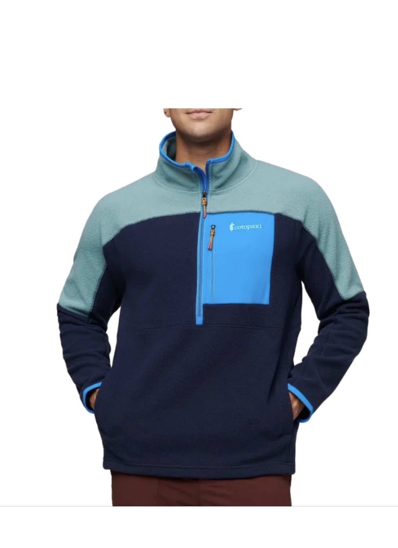 Cotopaxi Pullover Mens XXL Blue Abrazo 1/2 Zip Fleece Jacket Outdoor Hiking