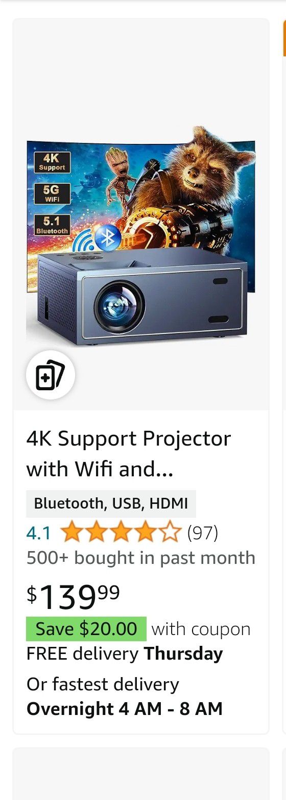 Projector 4k 
