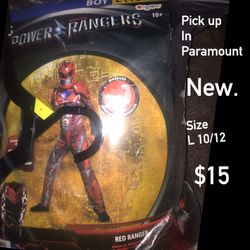 Power ranger red costume