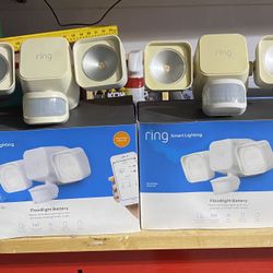 2 Ring Battery Powered Flood Lights