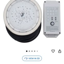 10 INCH POOL LIGHT INGROUND POOL LED MULTICOLOR 50 feet cord From 199 asking 100