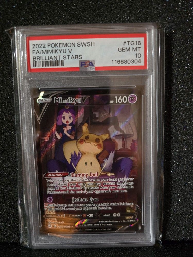 Mimikyu V TG16 PSA 10