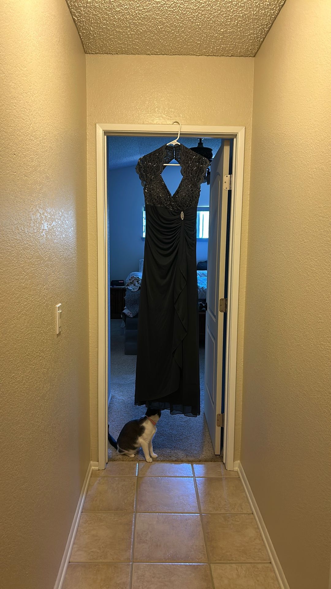 Dark Blue Mother Of The Bride/ Groom Dress