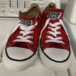 Red Converse Size 7 Men’s 