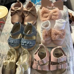 Baby shoes, baby towels, baby clothes 