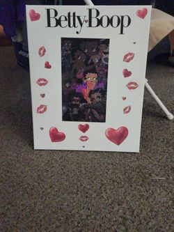 Black Betty Boop canvas