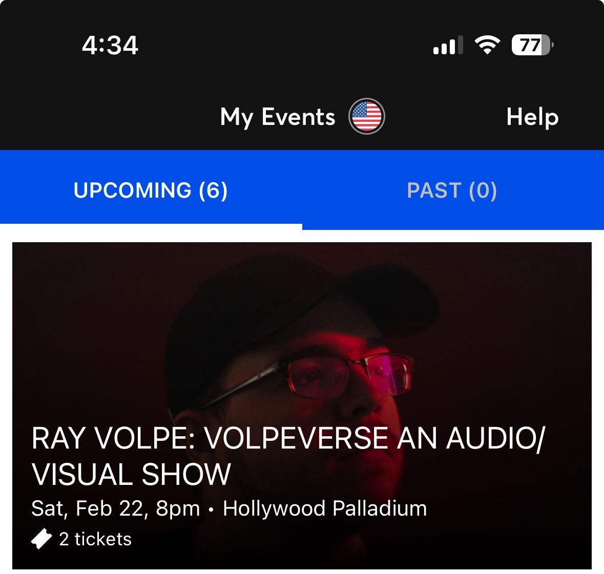 Ray Volpe February 22 2025 Hollywood Palladium 