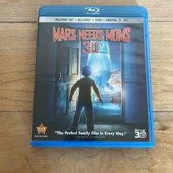 Mars Needs Moms 3D Blu-ray+Regular 2D Blu-ray