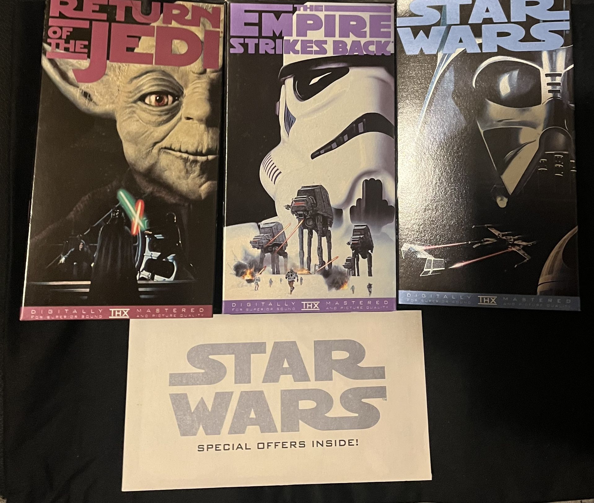 OG VHS Star Wars Trilogy
