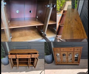 Console cabinet with glass doors
50"L X 35.5"T X 18"Deep