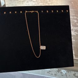 Rose Tone  Foxtail  Diamond Cut Necklace 18in10k 22.1 Grams 