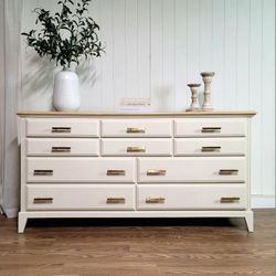 Newly Refinished Vintage Dresser