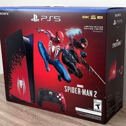  PlayStation 5 Console – Marvel's Spider-Man 2 Limited Edition  Bundle : Video Games