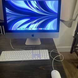 2017 Apple iMac 21.5-inch 4K Retina display 16gb Ram 1tb Hdd. Ventura macOS. Wired Keyboard And Mouse. Works Great 